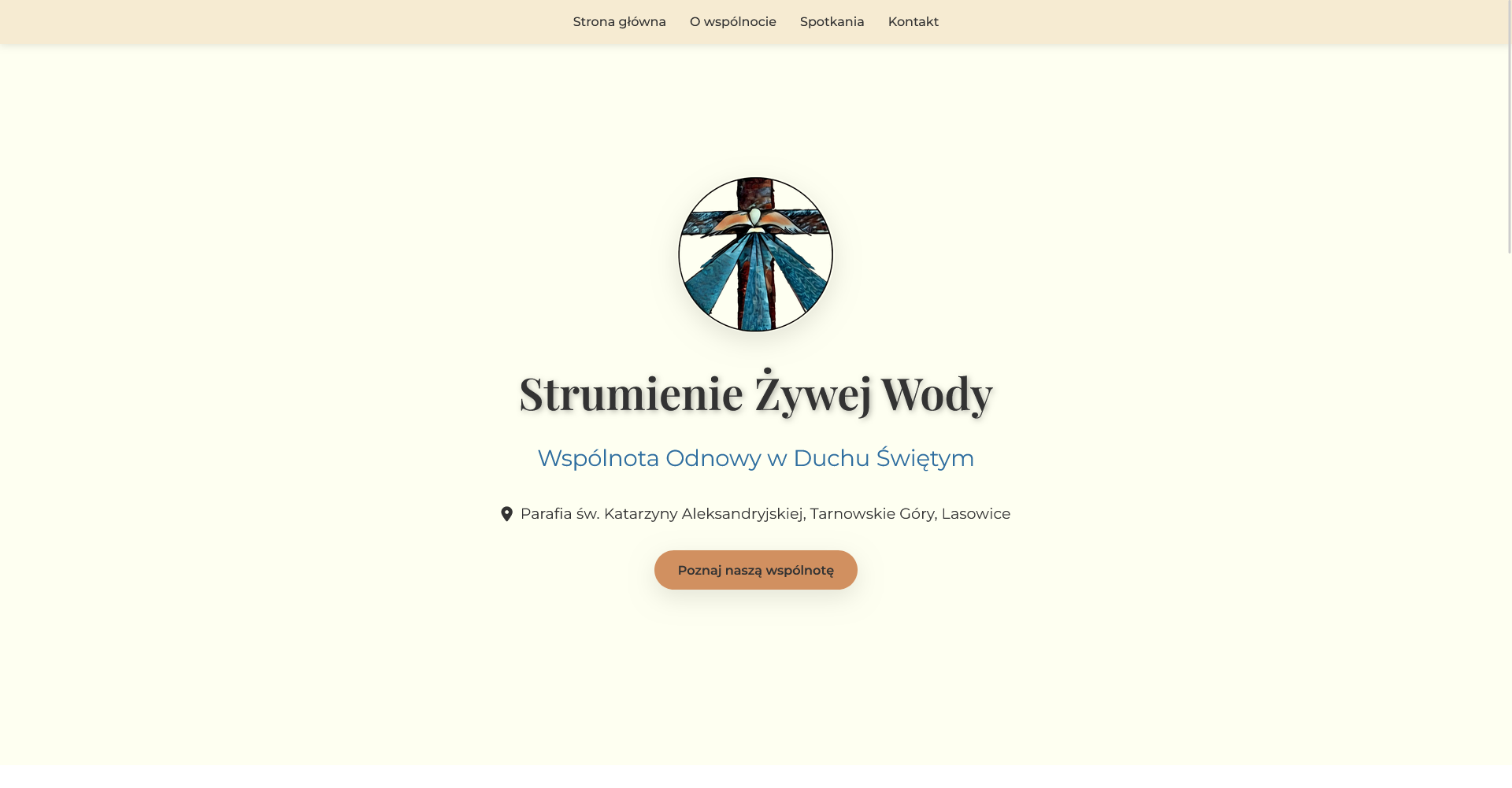 Strumienie Wody Żywej - strona internetowa